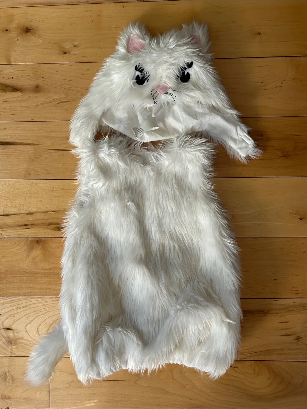 Pottery Barn Kids White Cat Costume 12-24 mos - Picture 2 of 8